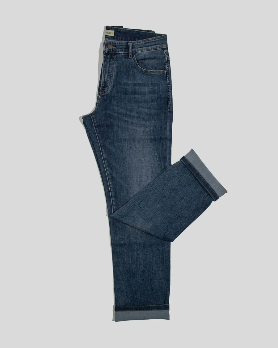Slim Fit Dark Wash Jeans — view 1