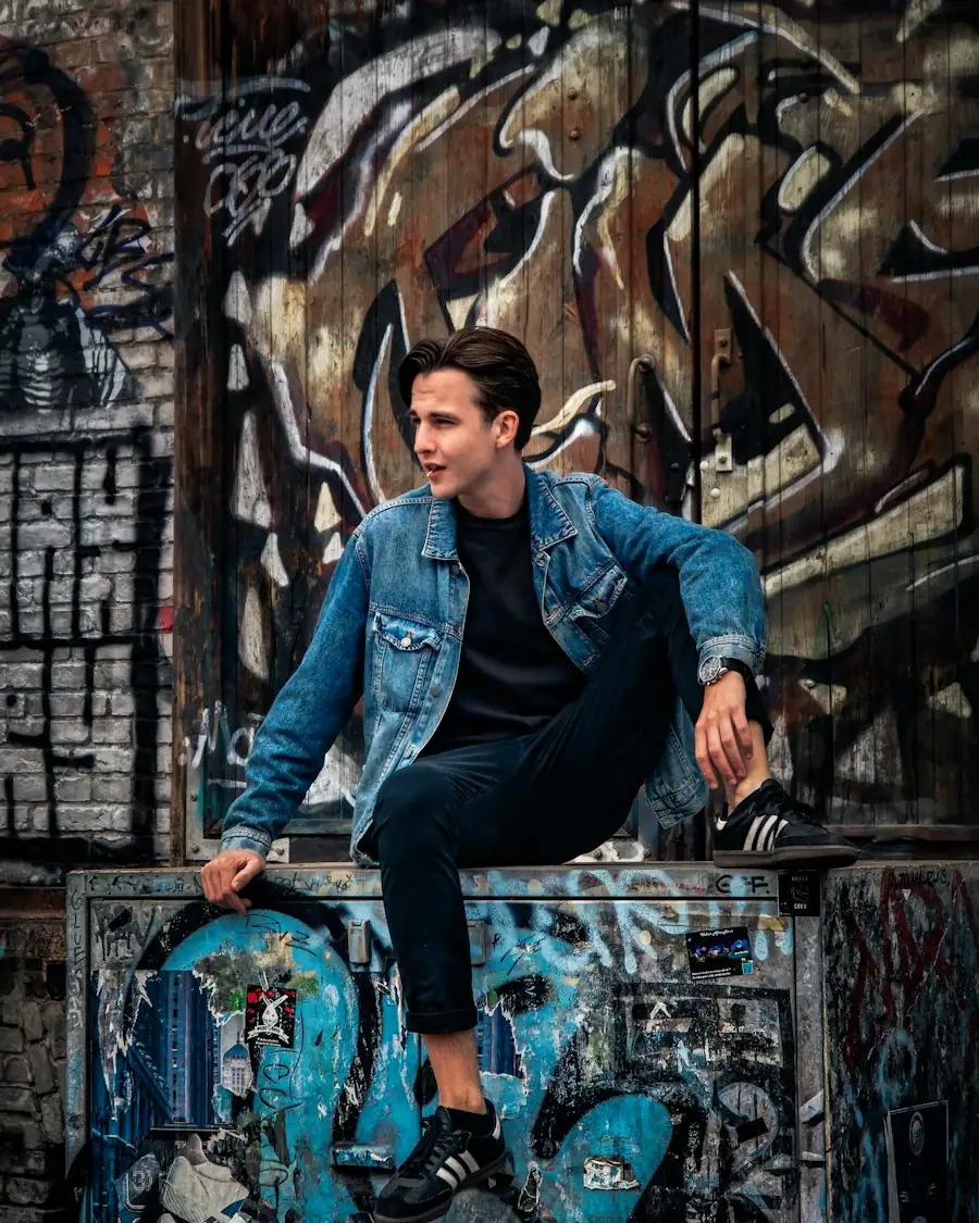 Slim Fit Dark Wash Jeans — view 2