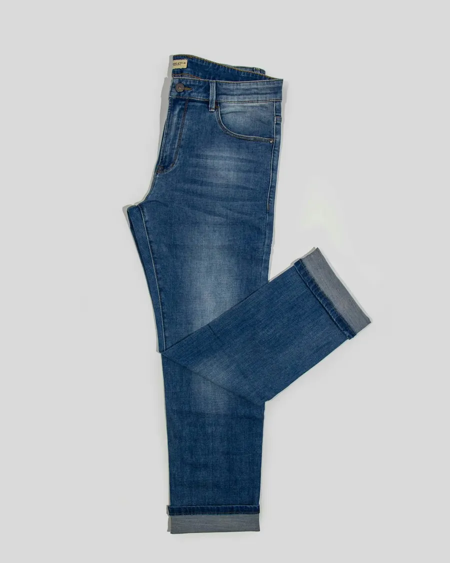 Relaxed Light Wash Jeans — view 2